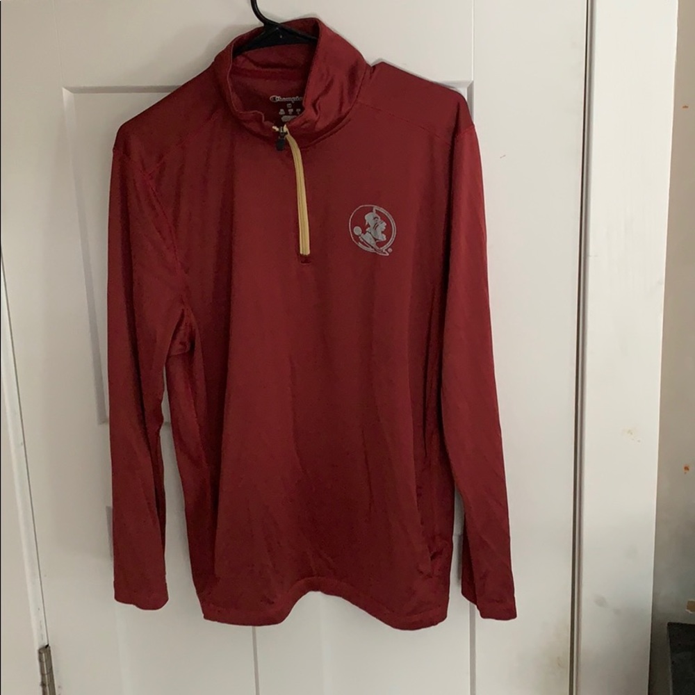 Champion half-zip Florida State college apparel